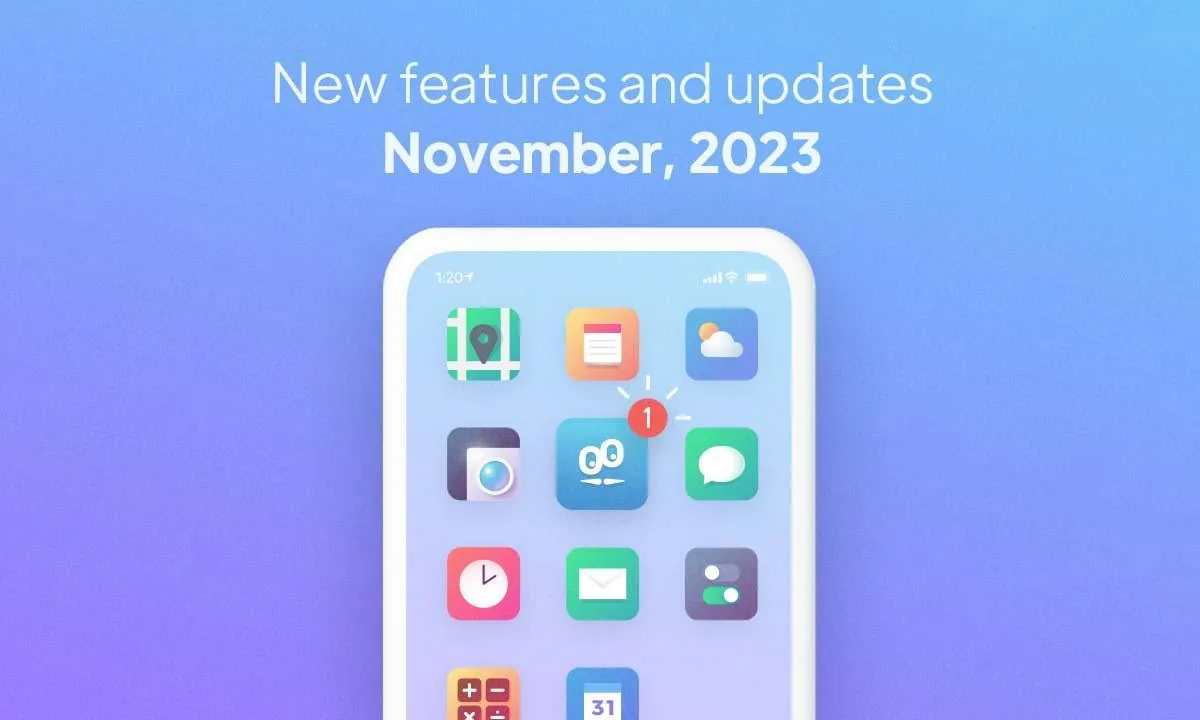 What's new at GoodBarber? November 2023